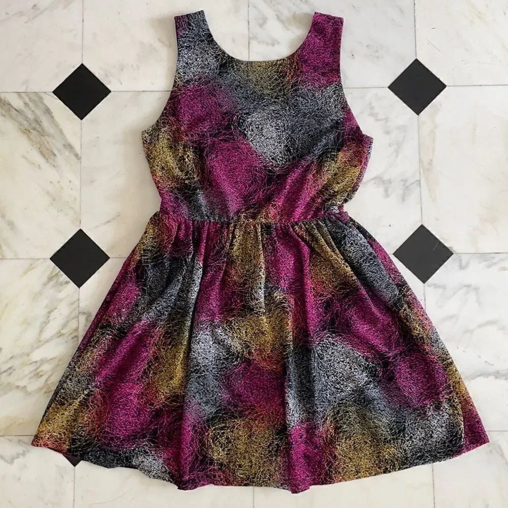 Moon Scribble Dress 